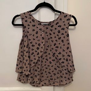 Flowy tank top blouse